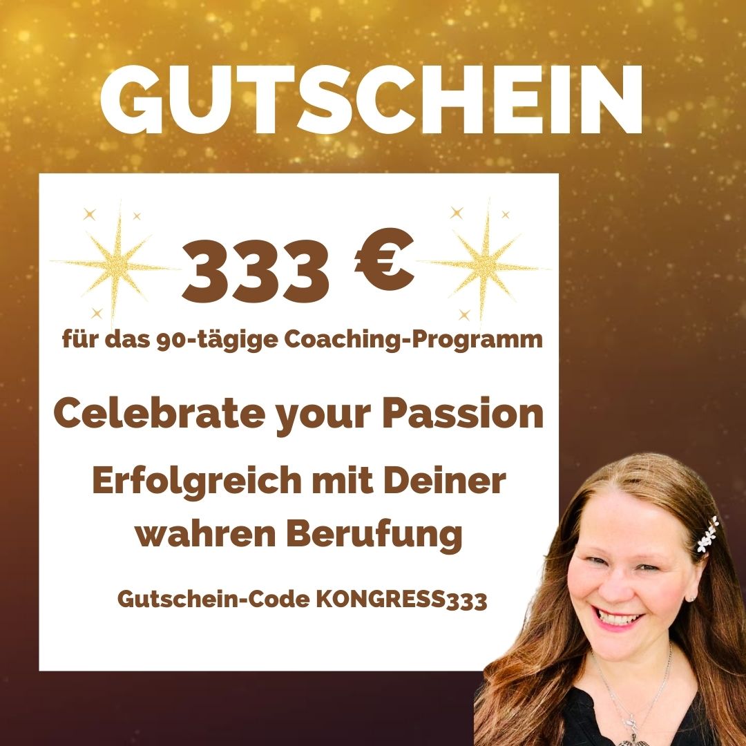 Gutscheincode fuer Celebrate your Passion mit Heidi Marie Wellmann